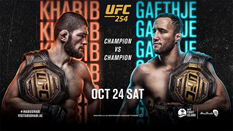 UFC 254 прямая трансляция