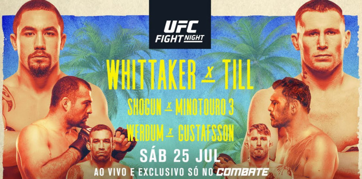 UFC Fight Island 3: претендентский бой Уиттакера, дебют Густафссона в тяжелом весе и трилогия Руа-Ногейра