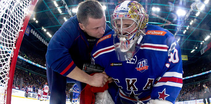 Главный врач СКА Егор Козлов: Здоров в плей-офф только тот, кто не играет