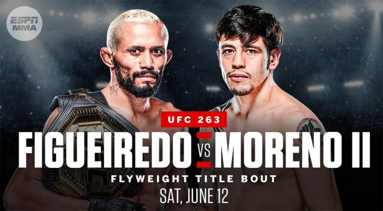 Реванш Дейвесона Фигередо и Брэндона Морено состоится на UFC 263