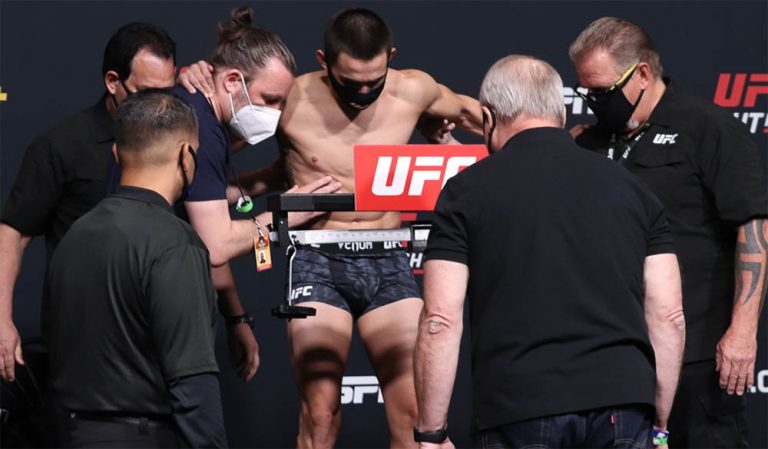 Результаты взвешивания к турниру UFC on ESPN 24: два боя отменены