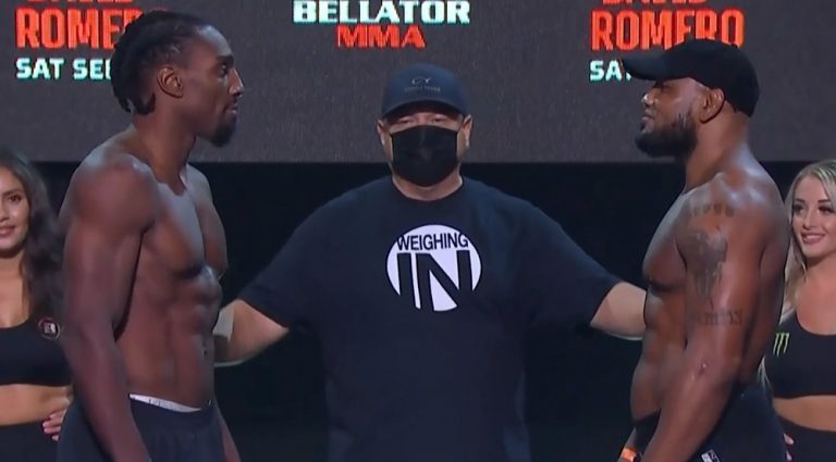 Результаты взвешивания к турниру Bellator 266: Ромеро и Дэвис сделали вес