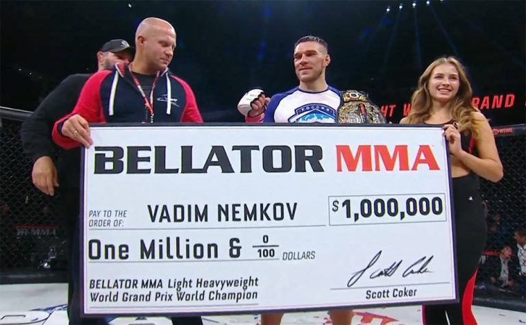 Вадим Немков победил Кори Андерсона и выиграл гран-при Bellator