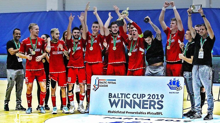 Волки заняли второе место на Baltic Futsal Cup