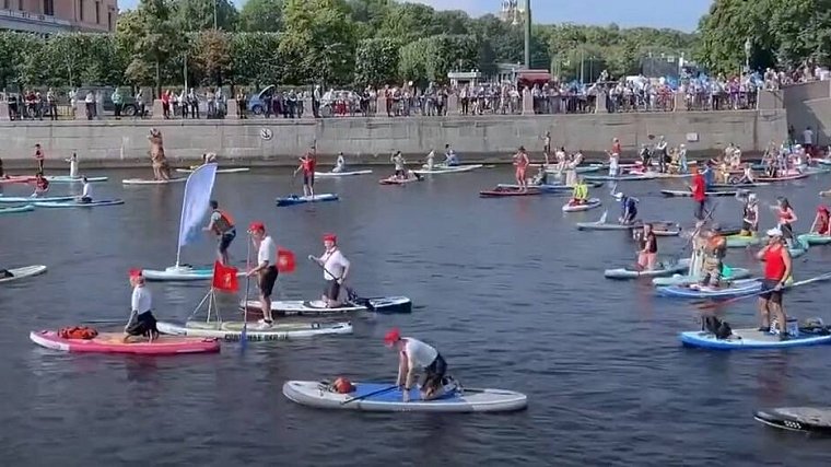 Территория спорта. День за Днем. Сапсерфинг на водоемах Петербурга