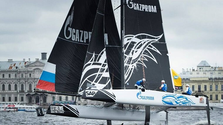 Gazprom Team Russia на этапе парусных гонок Extreme Sailing Series в Петербурге!