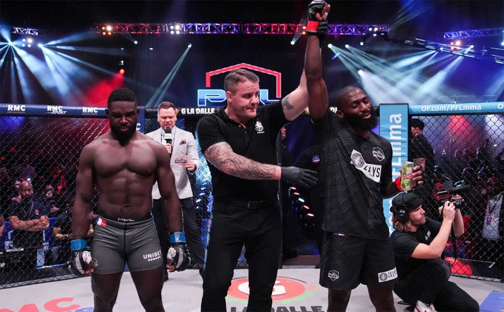 Бывший чемпион Glory Седрик Думбе дебютировал нокаутом в лиге PFL