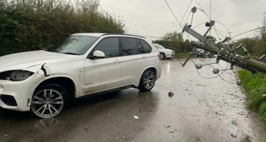 Звезда Ливерпуля попал в ужасную аварию из-за шторма и остался невредим