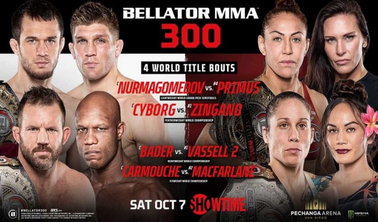 Турнир Bellator 300 потерял мужской титульный бой