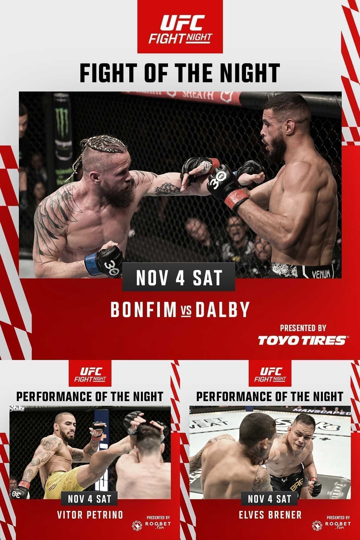 Бонусы турнира UFC Fight Night 231