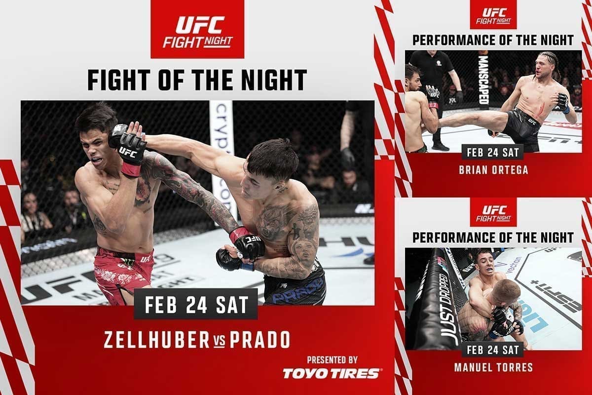 Бонусы турнира UFC Fight Night 237