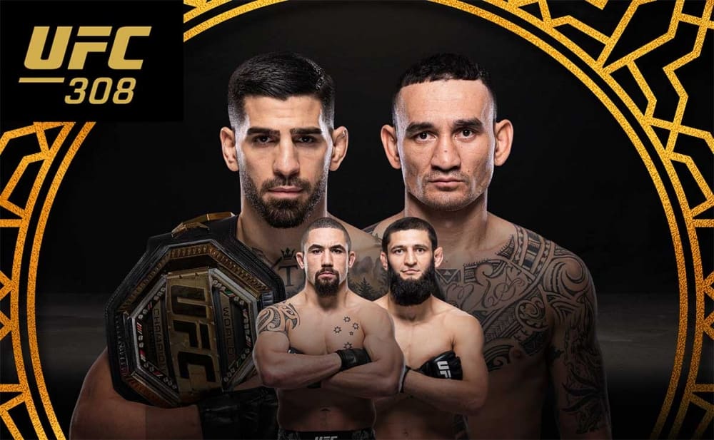 Прямой эфир UFC 308: смотреть онлайн Топурия – Холловэй, Чимаев – Уиттакер, Анкалаев – Ракич